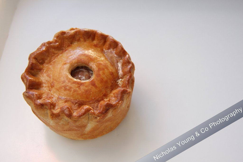 Food photography - pork pie